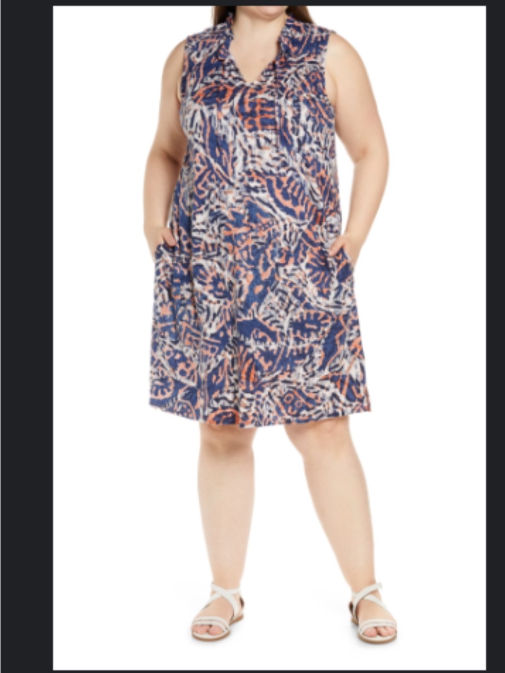 NIC+ZOE Batik Medallions Dress